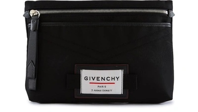Givenchy Downtown Flat Crossbody Bag In Black