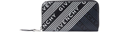 Givenchy Emblem Large Wallet In Noir