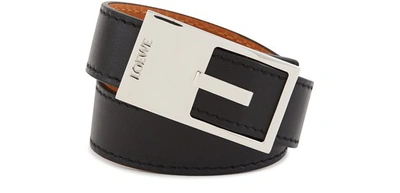 Loewe Buckle Bracelet In Black