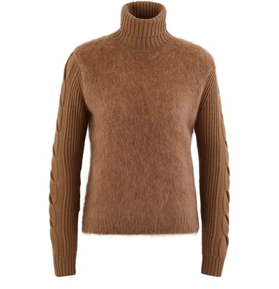 Max Mara Formia Wool And Cashmere Jumper In Camel