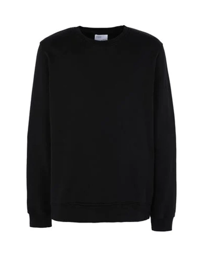 Colorful Standard Classic Organic Cotton Sweatshirt In Deep Black