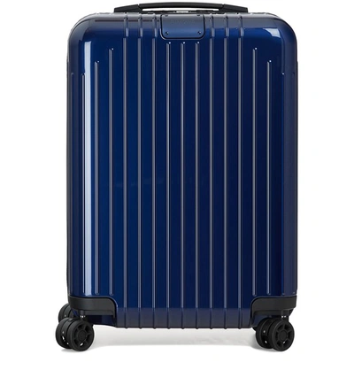 Rimowa Essential Lite Cabin S Luggage In Blue Gloss