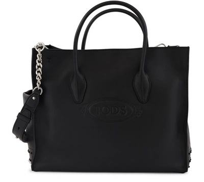 Tod's Piccola Alber Elbaz X  Shopping Bag In Nero