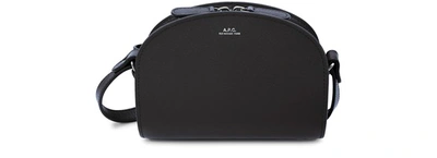 Apc Mini Half-moon Bag In Lzz Noir