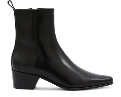 Pierre Hardy Reno Ankle Boots In Calf Black
