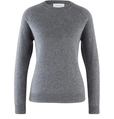 Alexandra Golovanoff Mila Superlight Cashmere Jumper In Grey