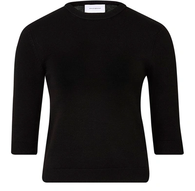 Alexandra Golovanoff Kawaï 3/4 Sleeve Jumper In Black