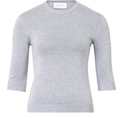 Alexandra Golovanoff Kawaï 3/4 Sleeve Jumper In Grey