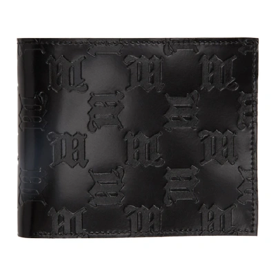 Misbhv Monogram Embossed Wallet In Black