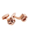 Tateossian Rose Gold-tone Knotted Cufflinks