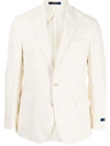 Polo Ralph Lauren Linen Polo Soft Fit Sport Coat In Neutrals