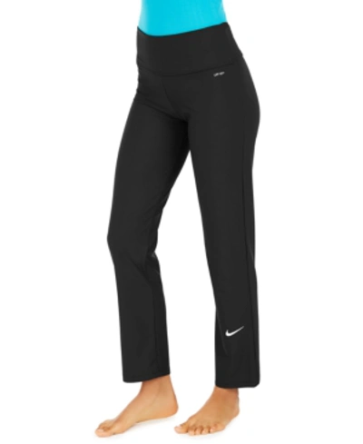 Nike Essential Straight Swim Leggings In Black