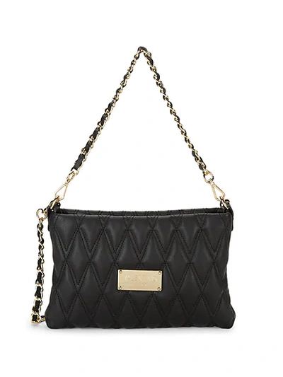 Valentino By Mario Valentino Women's Vanille D Sauvage Quilted Shoulder Bag  In Black | ModeSens