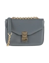 Celine C Medium Shoulder Bag In Grey