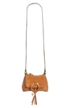 See By Chloé Mini Joan Leather Crossbody Bag In Caramello