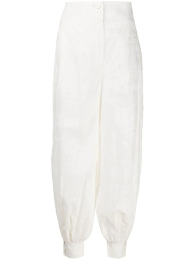 Zimmermann Brightside Harem Trousers In White