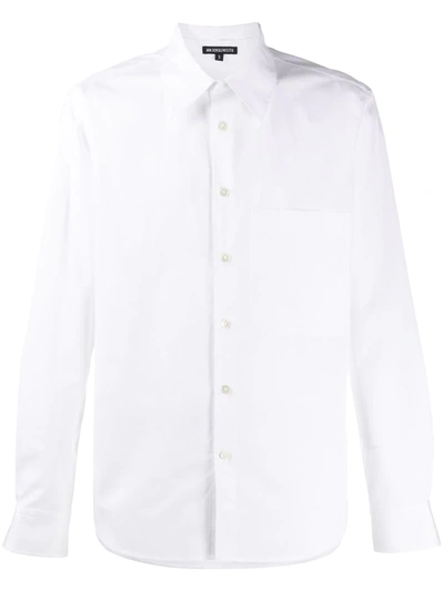 Ann Demeulemeester Long-sleeve Fitted Shirt In White