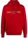 Mastermind Japan Logo Plaque Hoodie In Red