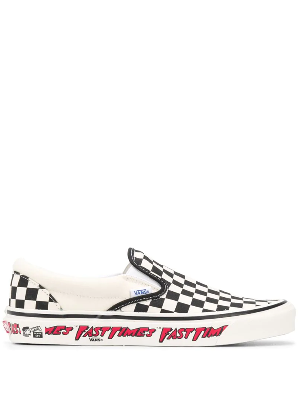 vans checkerboard fast times