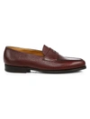 John Lobb Lopez Grain Leather Loafers In Tensile