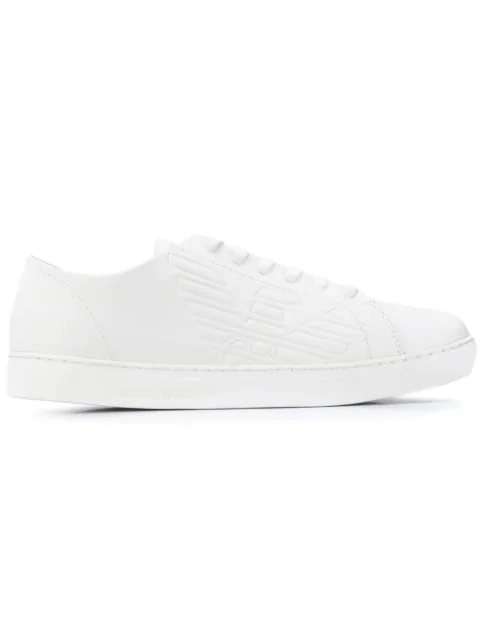 armani white sneakers