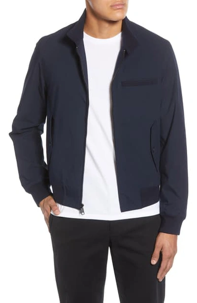 Vince Men's Harrington Cotton-blend Jacket In Coastal