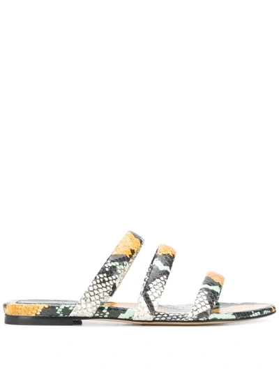 Aeyde Chrissy Strappy Sandal In Multicoloured