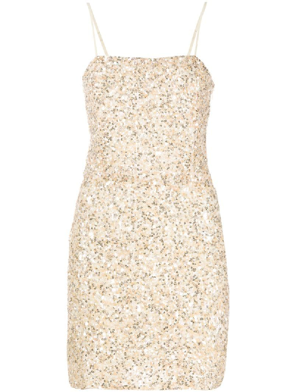 gold sparkly mini dress