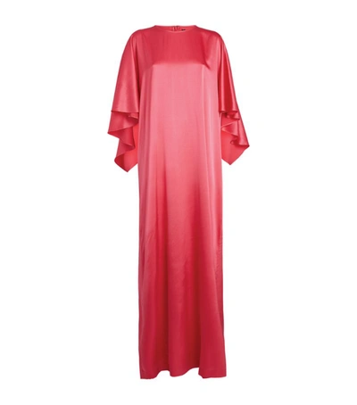 St John Silk-rich Kaftan Dress