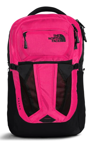 The North Face Recon Backpack In Mr Pink Ripstop/ Black