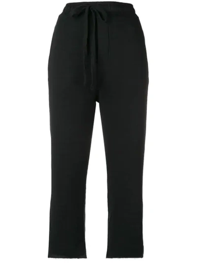 Thom Krom Cropped Trousers & Culottes In Black