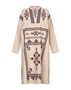 Antik Batik Knee-length Dresses In Dove Grey