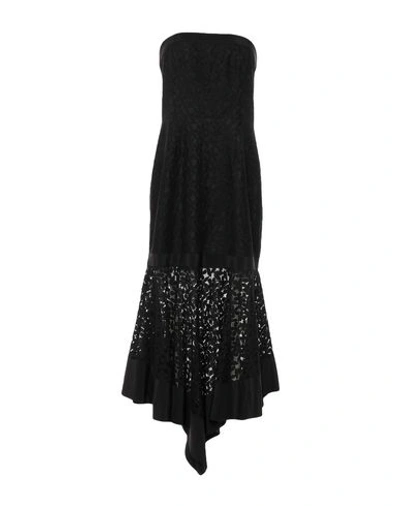 Milly 3/4 Length Dresses In Black