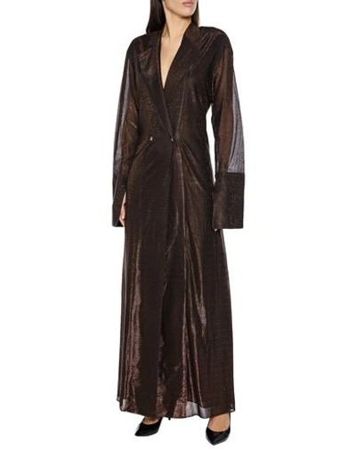 Michael Lo Sordo Long Dresses In Copper