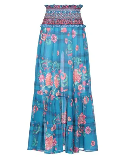 Anjuna Maxi Skirts In Turquoise