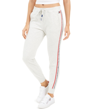 tommy hilfiger white joggers