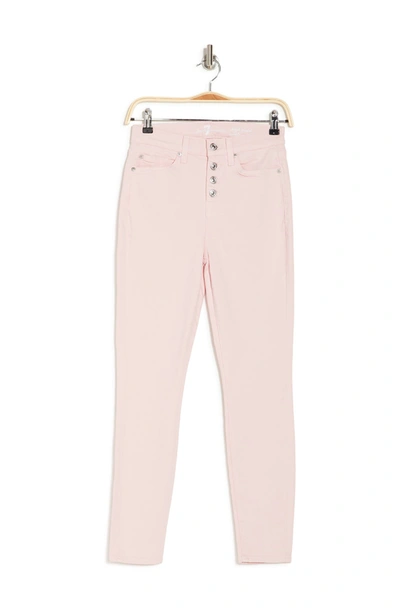 7 For All Mankind Gwenevere High Waist Ankle Jeans In Peony Pink