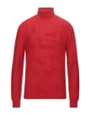 Manuel Ritz Turtlenecks In Red