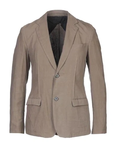 Lanvin Suit Jackets In Khaki