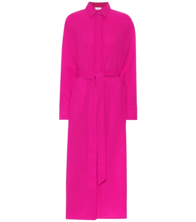 Ami Alexandre Mattiussi Wool Jumpsuit In Pink