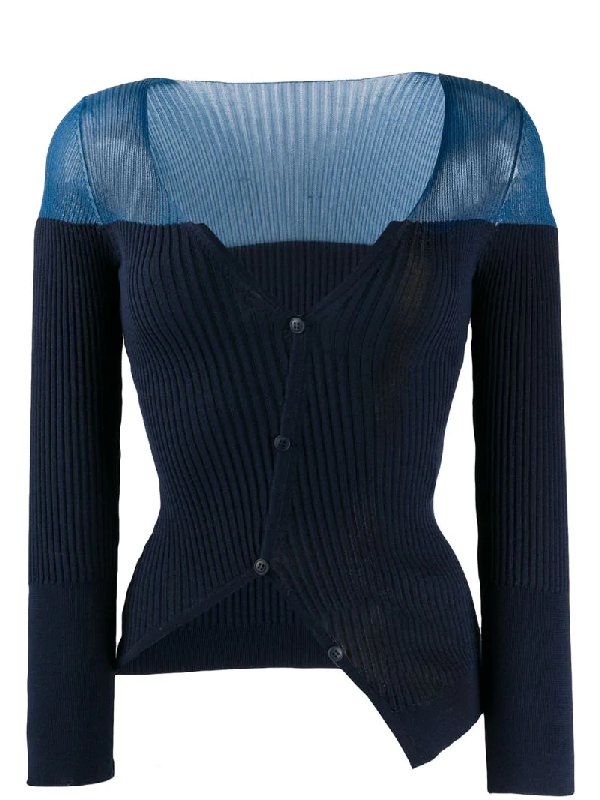 le cardigan tordu jacquemus