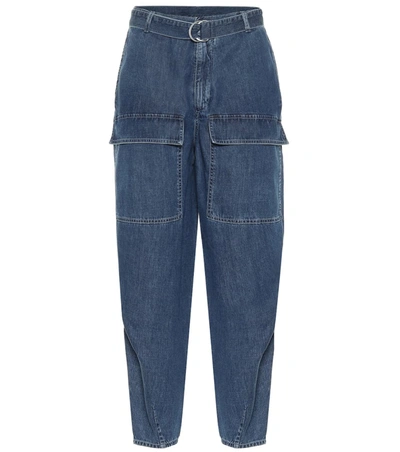 Stella Mccartney High-rise Tapered Jeans In Blue