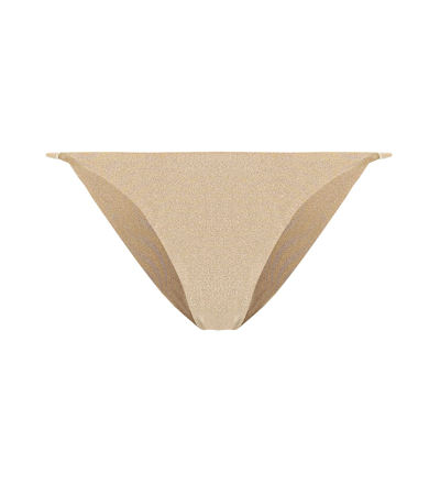 Jade Swim Bare Minimum Bikini Bottoms In Brown