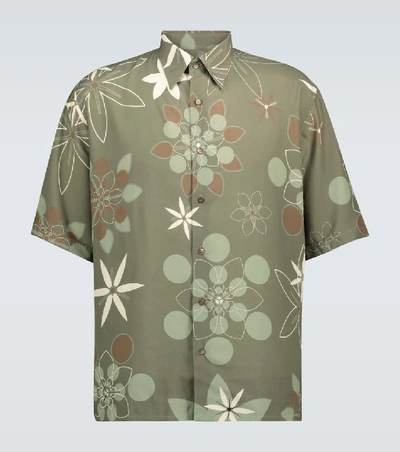Fendi Kaleydo Printed Short-sleeved Shirt In Green