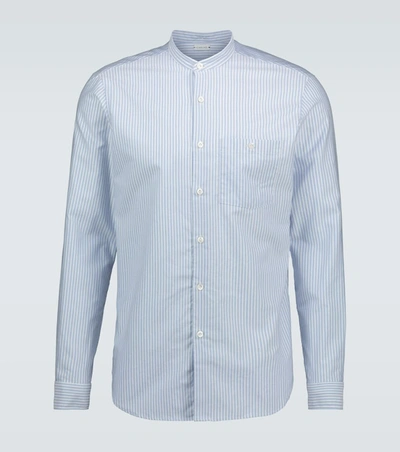 Caruso Casula Striped Long-sleeved Shirt In Blue