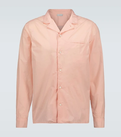 Caruso Cotton Long-sleeved Shirt In Pink