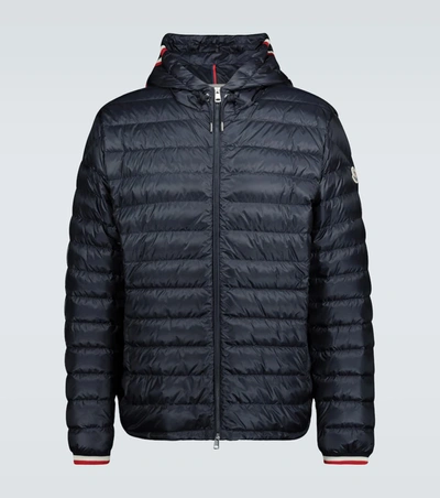 Moncler Giroux Hooded Jacket In Blue