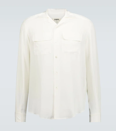 Phipps Hollywood Long-sleeved Shirt In White