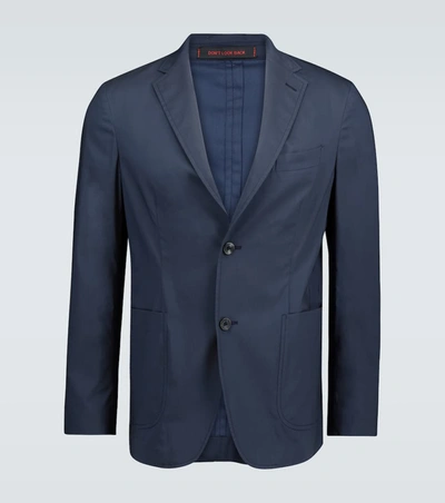 Thegigi Angie Single-breasted Suit Jacket In Blue