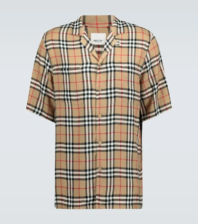 Burberry Raymouth Vintage Check Shirt In Beige